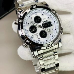 Minimalist Silver Stainless Steel Watch